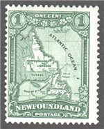 Newfoundland Scott 145 Mint F (P14.2x14)